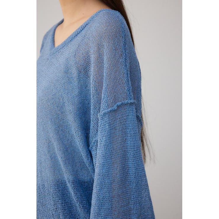 シアーグリッタールーズニット | AZUL BY MOUSSY | 詳細画像20 