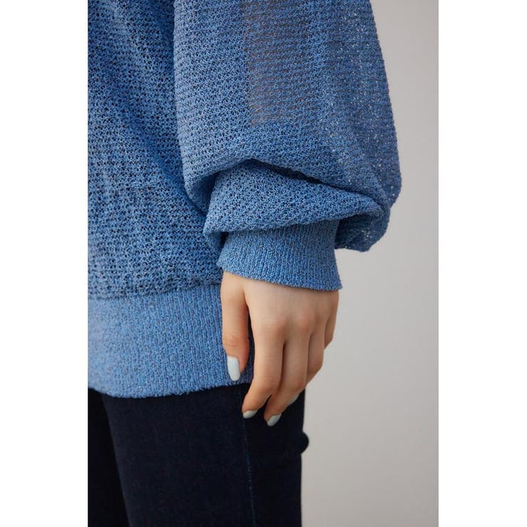 シアーグリッタールーズニット | AZUL BY MOUSSY | 詳細画像21 
