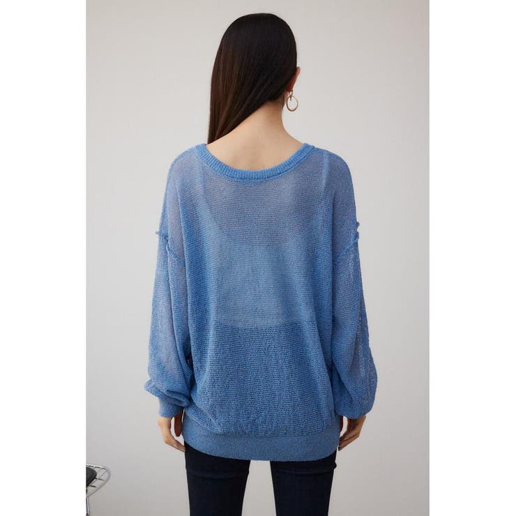 シアーグリッタールーズニット | AZUL BY MOUSSY | 詳細画像18 