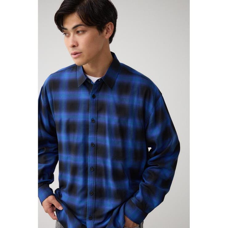 オンブレーチェックシャツ | AZUL BY MOUSSY | 詳細画像23 