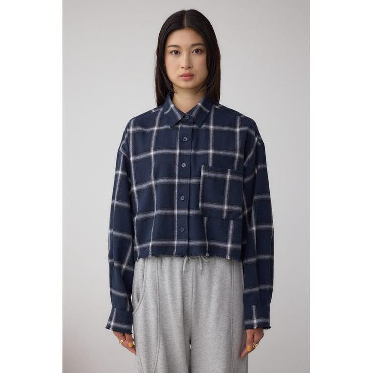 アソートフリンジチェックシャツ | AZUL BY MOUSSY | 詳細画像35 