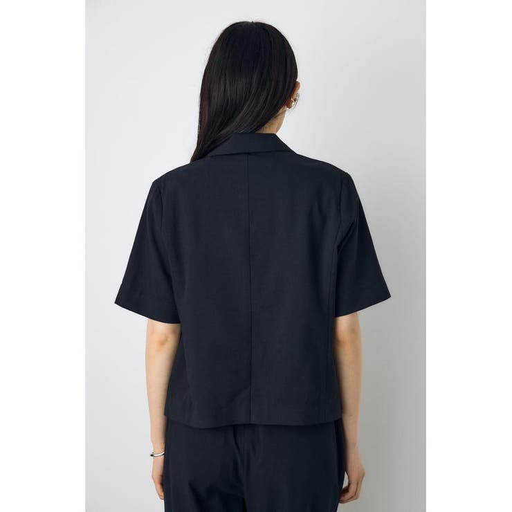 クロップドハーフスリーブジャケット | AZUL BY MOUSSY | 詳細画像5 