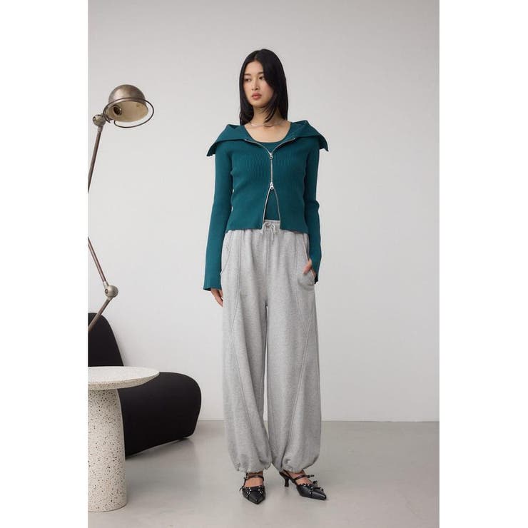 切り替えデザインスウェットワイドパンツ | AZUL BY MOUSSY | 詳細画像16 