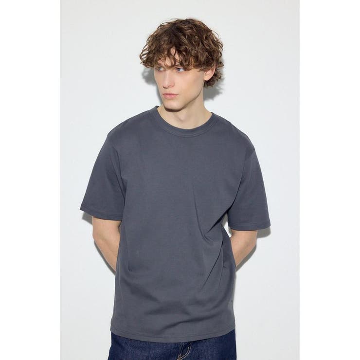 プレミアムコットンベーシック半袖Tシャツ | AZUL BY MOUSSY | 詳細画像25 