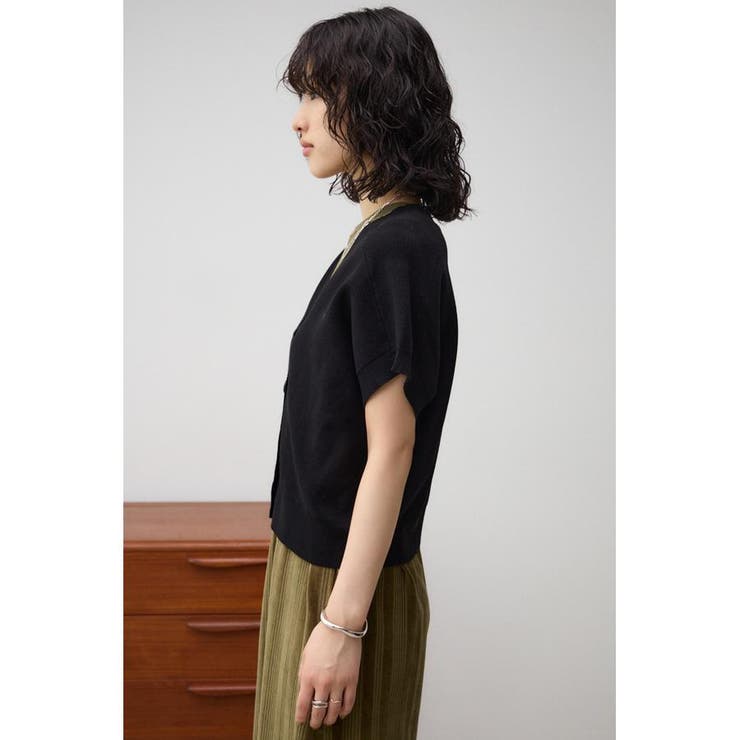 半袖ニットカーディガン | AZUL BY MOUSSY | 詳細画像17 
