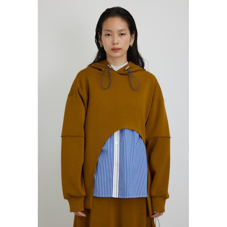 アシンメトリーラウンドフーディー | AZUL BY MOUSSY | 詳細画像16 