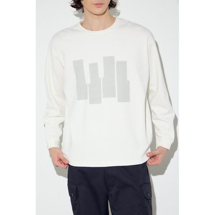 WHT | キーボードアートロンT | AZUL BY MOUSSY