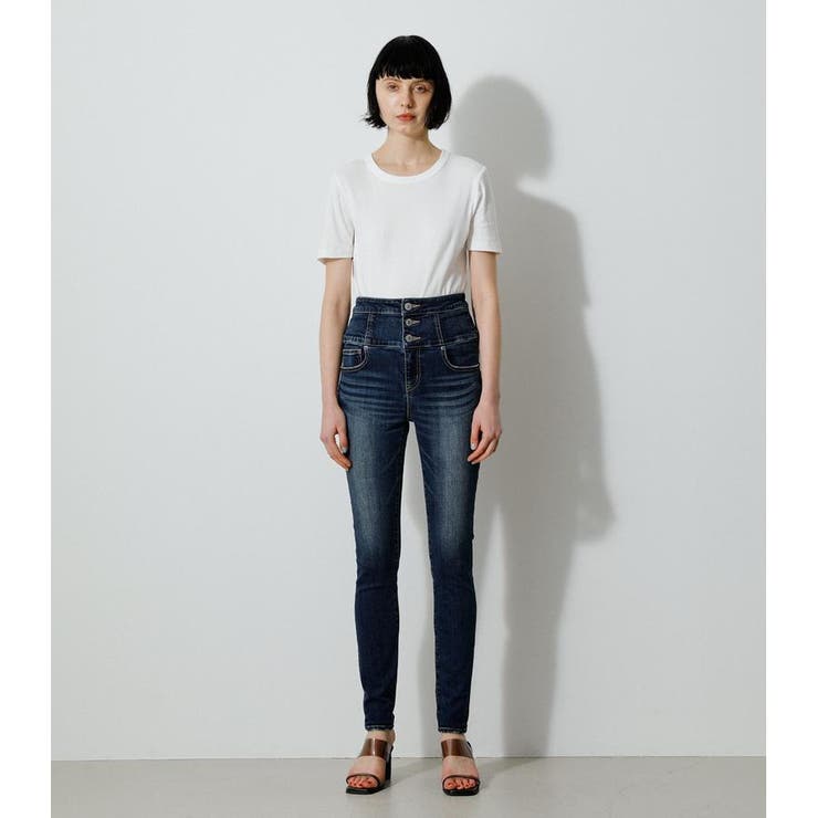 【関税込み】ALAIA ブルー スパイラル ジーンズ Alaïa jeans for Women | SSENSE