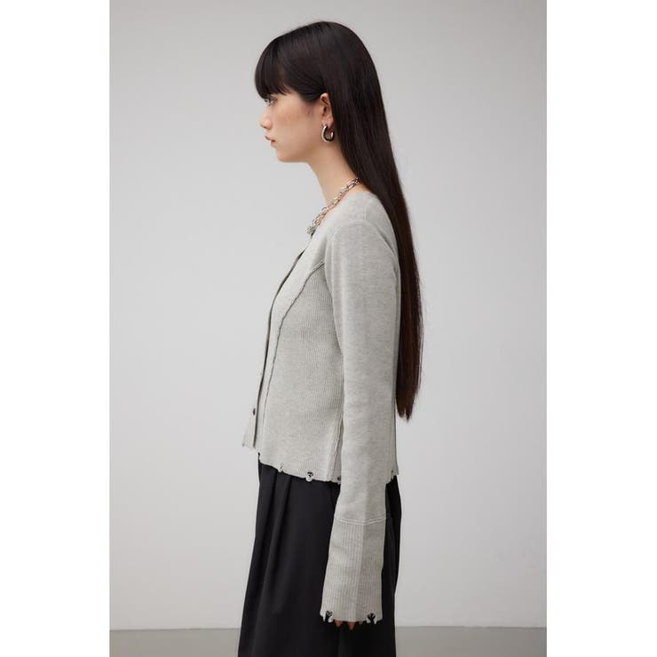 ダメージスイッチングカーディガン | AZUL BY MOUSSY | 詳細画像28 