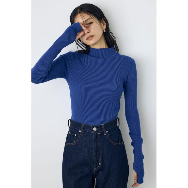 サムホールリブハイネックニット | AZUL BY MOUSSY | 詳細画像18 