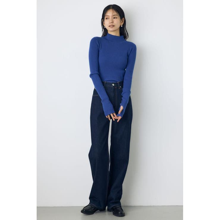 サムホールリブハイネックニット | AZUL BY MOUSSY | 詳細画像22 