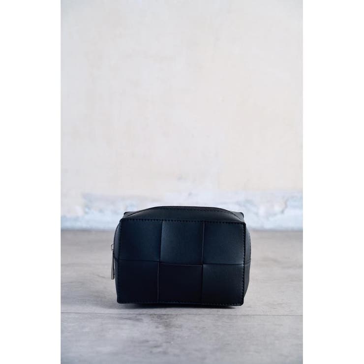 BLK | INTRECCIATO BOX POUCH | AZUL BY MOUSSY