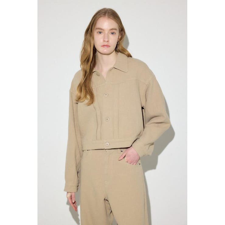 コットンリネンプリーツブルゾン | AZUL BY MOUSSY | 詳細画像40 