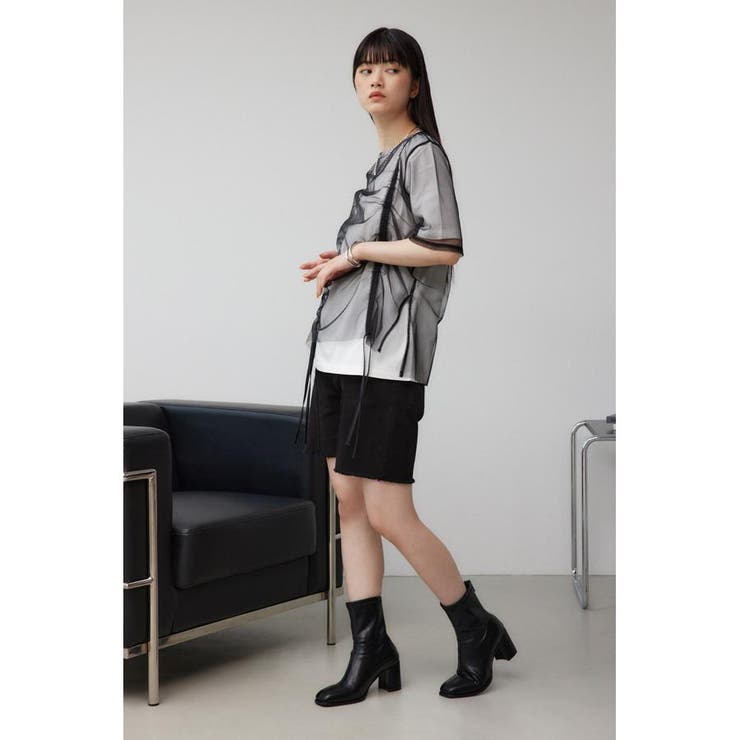 チュールレイヤードドロストトップス | AZUL BY MOUSSY | 詳細画像13 