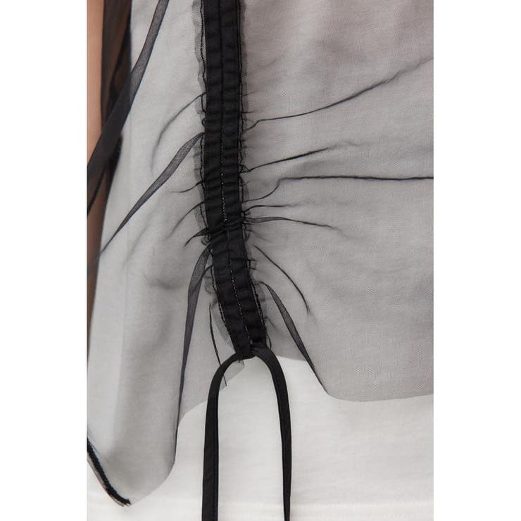 チュールレイヤードドロストトップス | AZUL BY MOUSSY | 詳細画像20 