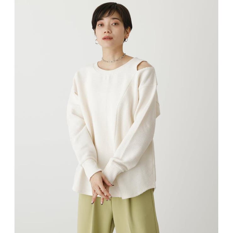 SHOULDER CUT ROUND HEM TOPS[品番：AZLW0018405]｜AZUL BY MOUSSY（アズールバイマウジー ）のレディースファッション通販｜SHOPLIST（ショップリスト）