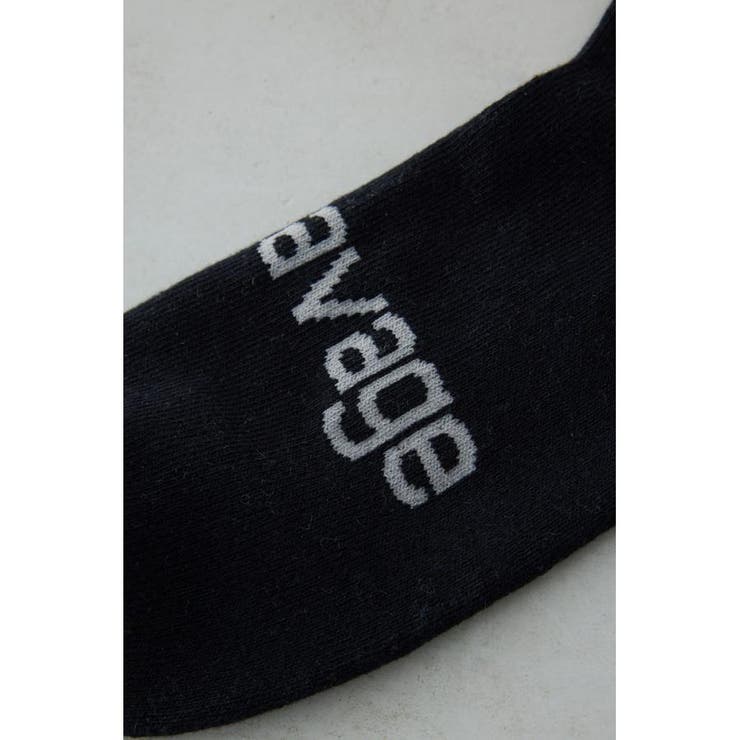 ジャガードロゴアングルソックス | AZUL BY MOUSSY | 詳細画像8 