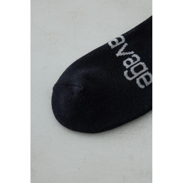 ジャガードロゴアングルソックス | AZUL BY MOUSSY | 詳細画像10 