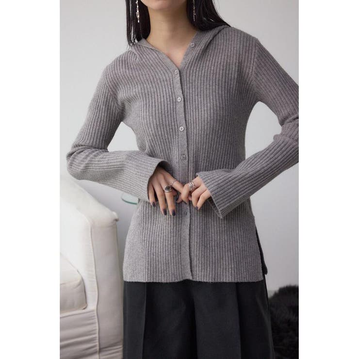 T.GRY | フーディーカーデ | AZUL BY MOUSSY