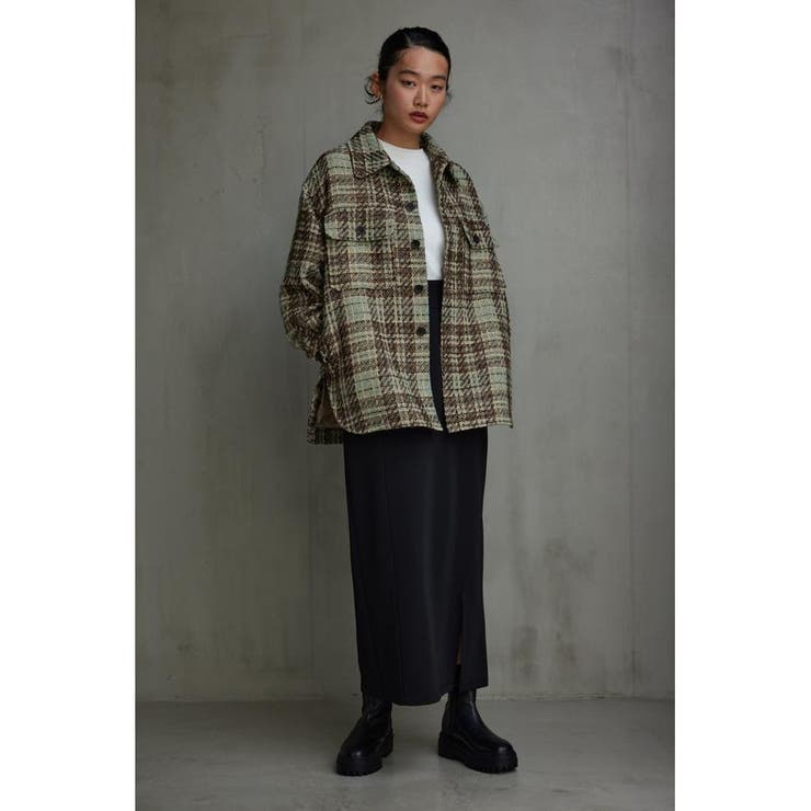 ツイードCPOジャケット[品番：AZLW0021254]｜AZUL BY MOUSSY（アズール 