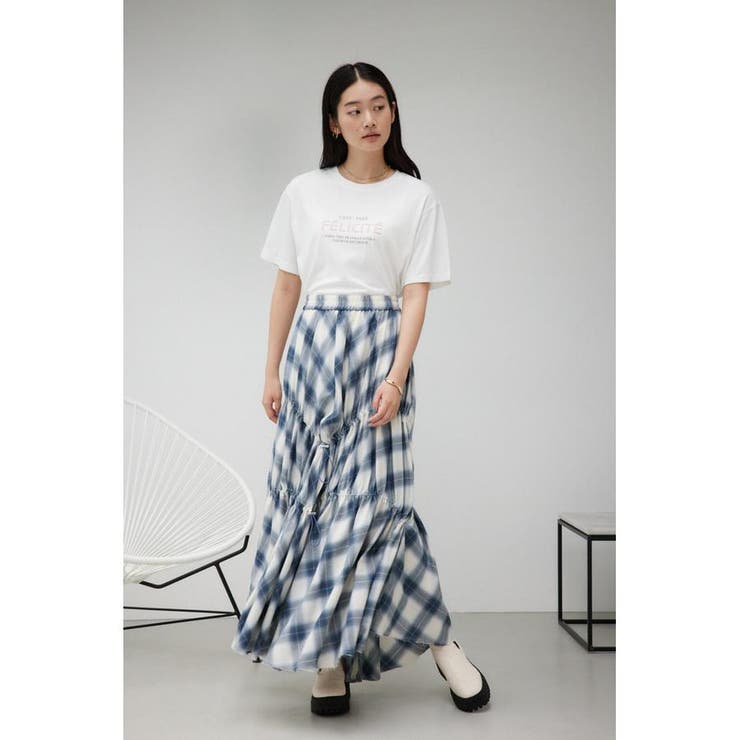 チェックボリュームスカート | AZUL BY MOUSSY | 詳細画像33 