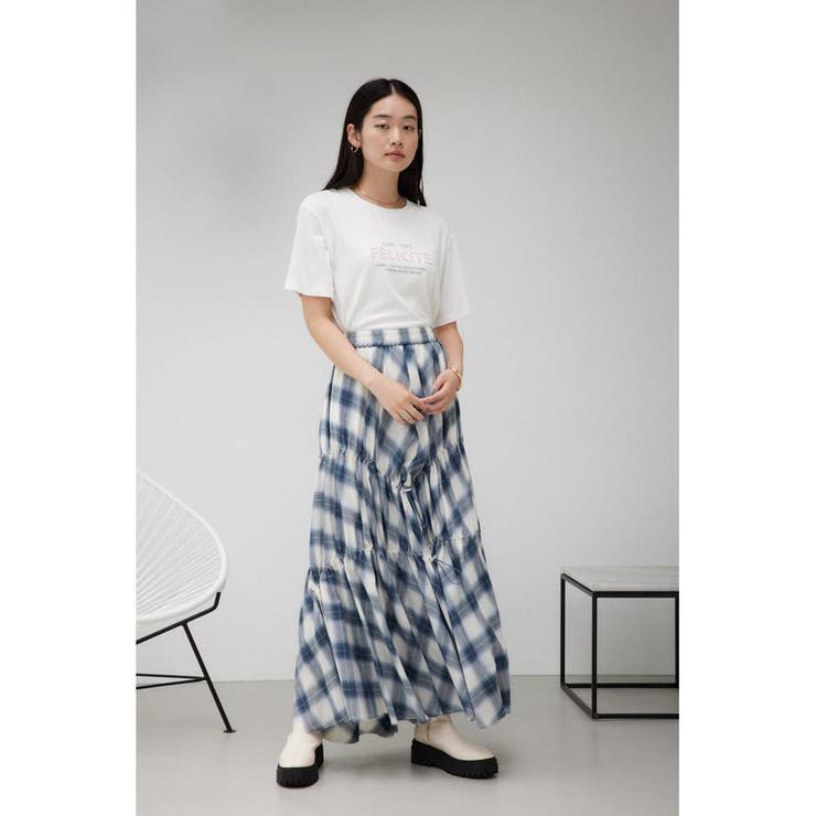 チェックボリュームスカート | AZUL BY MOUSSY | 詳細画像34 
