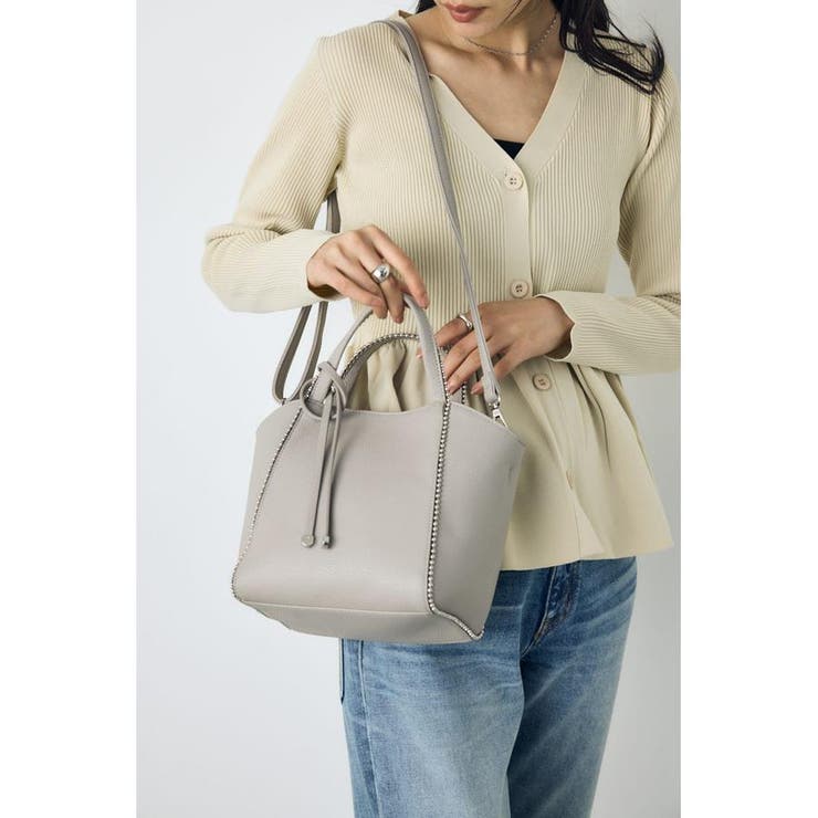 GRY | ボールチェーンミニトートバッグ | AZUL BY MOUSSY