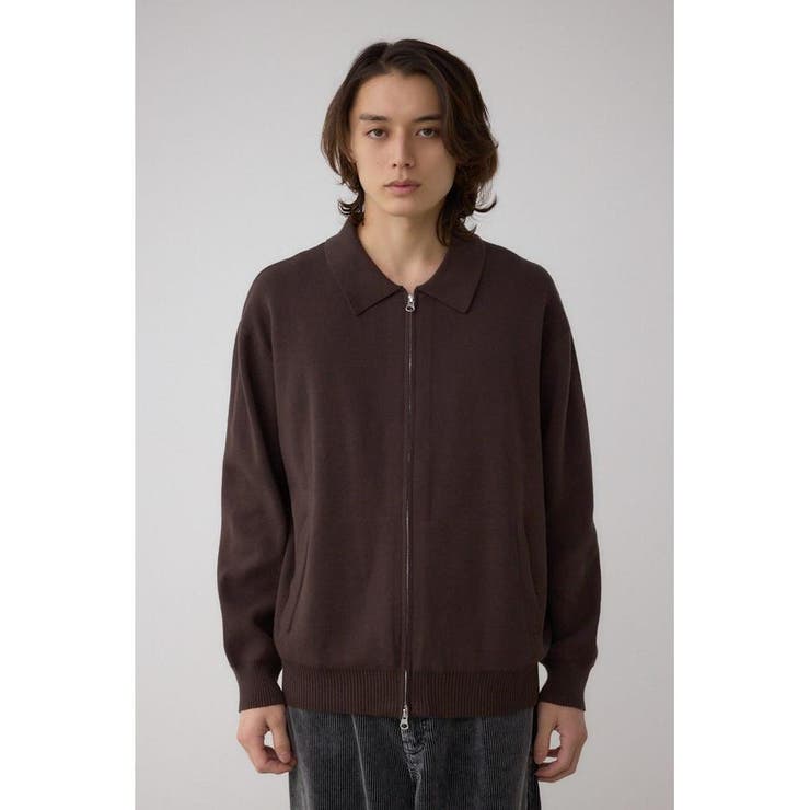 ジップアップ襟付きニットカーディガン | AZUL BY MOUSSY | 詳細画像17 