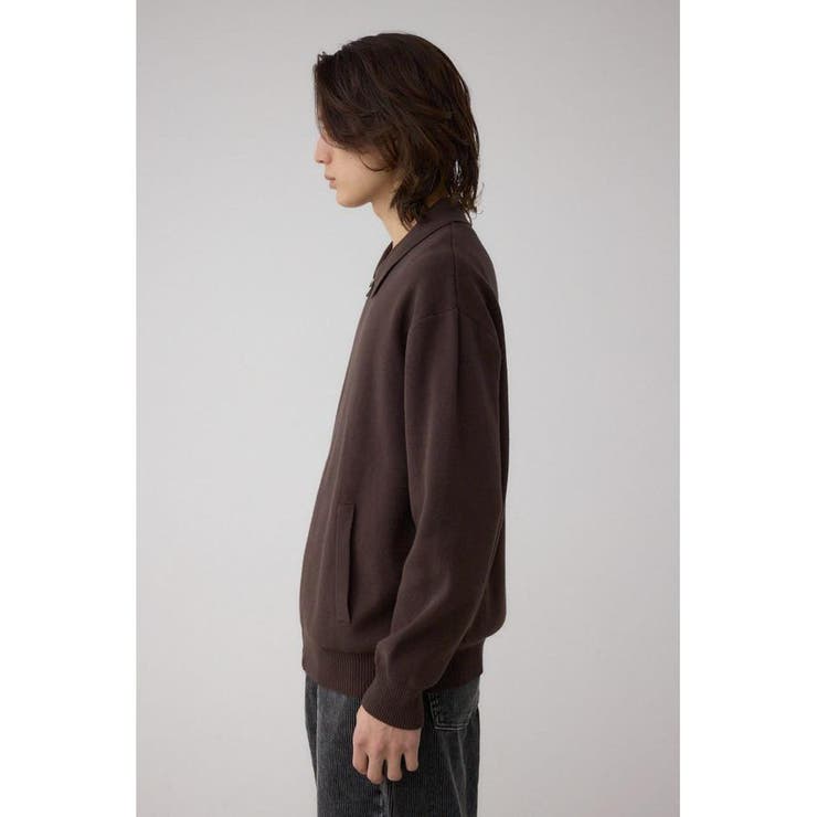 ジップアップ襟付きニットカーディガン | AZUL BY MOUSSY | 詳細画像18 