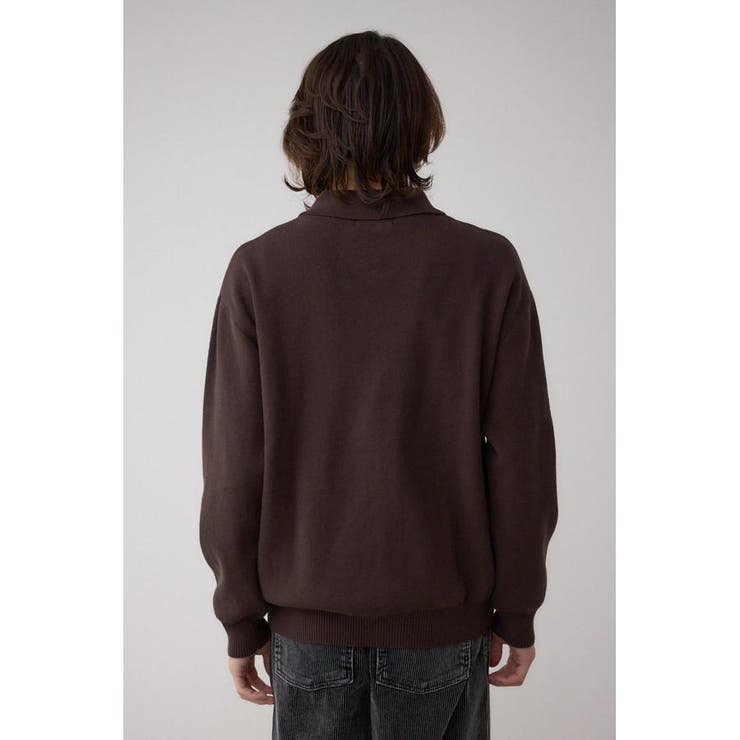 ジップアップ襟付きニットカーディガン | AZUL BY MOUSSY | 詳細画像19 