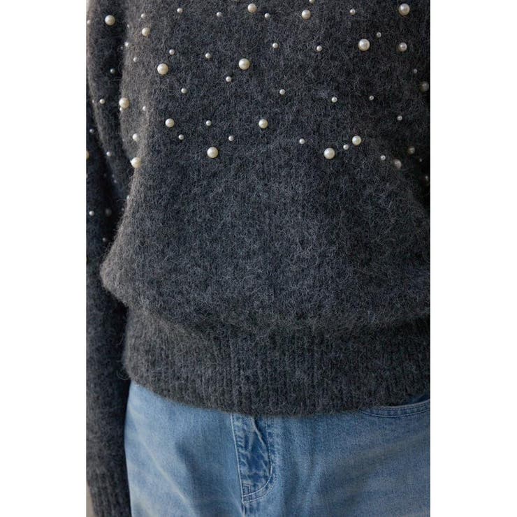 パールビジューニットトップス | AZUL BY MOUSSY | 詳細画像20 