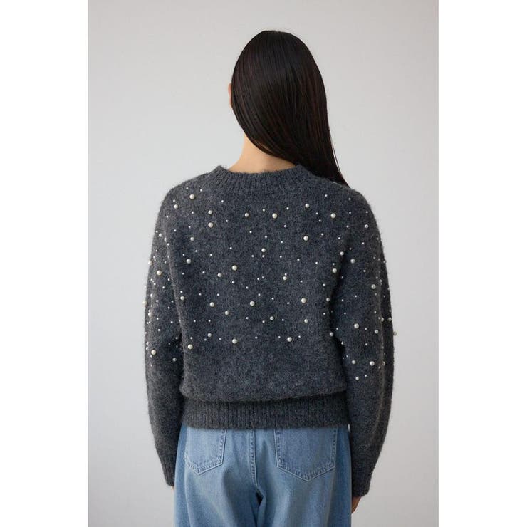 パールビジューニットトップス | AZUL BY MOUSSY | 詳細画像17 