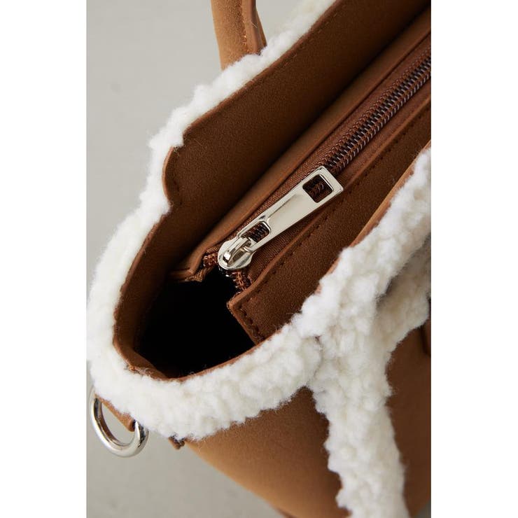 フェイクムートンハンドバッグ | AZUL BY MOUSSY | 詳細画像21 