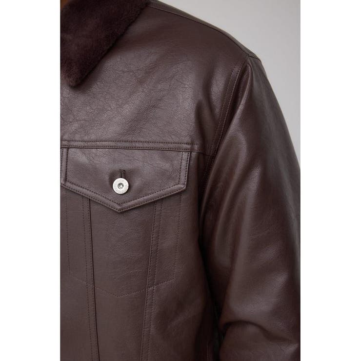 ボアライニング合皮ブルゾン | AZUL BY MOUSSY | 詳細画像26 