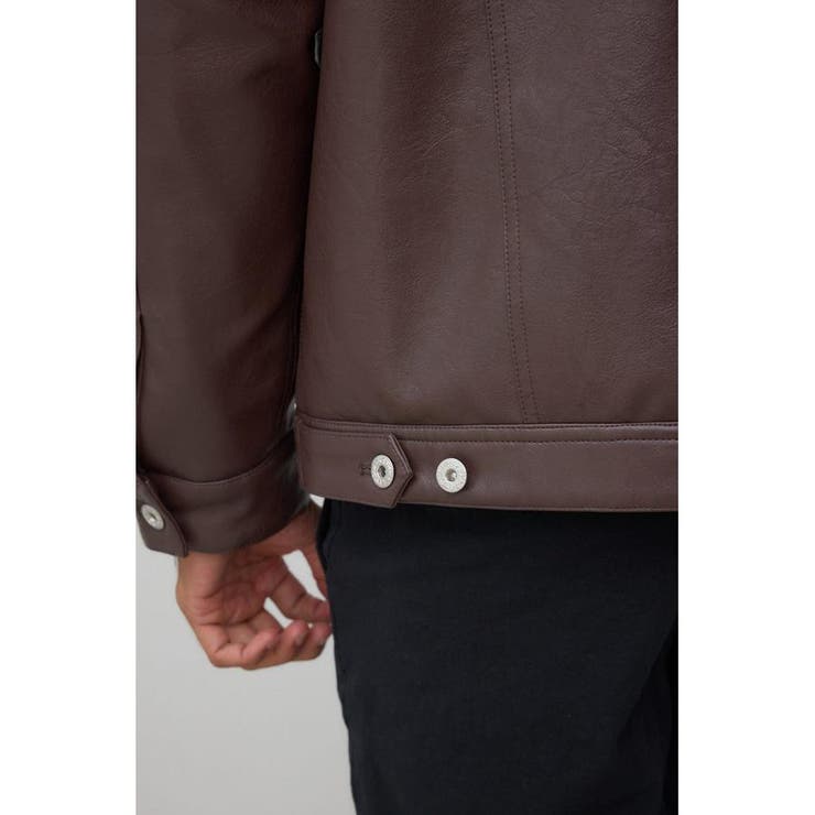 ボアライニング合皮ブルゾン | AZUL BY MOUSSY | 詳細画像27 