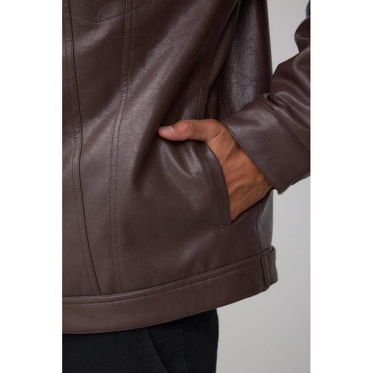 ボアライニング合皮ブルゾン | AZUL BY MOUSSY | 詳細画像29 