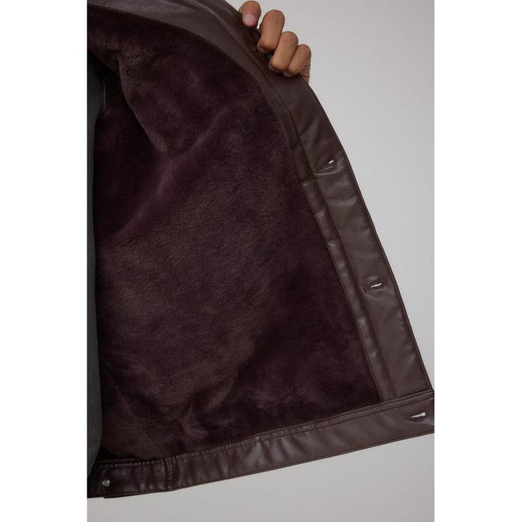 ボアライニング合皮ブルゾン | AZUL BY MOUSSY | 詳細画像31 