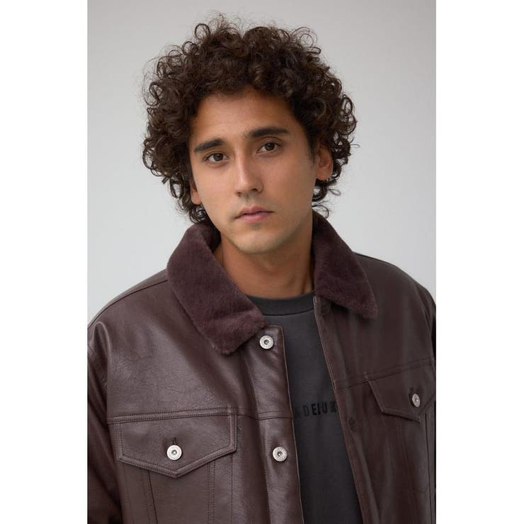 ボアライニング合皮ブルゾン | AZUL BY MOUSSY | 詳細画像18 