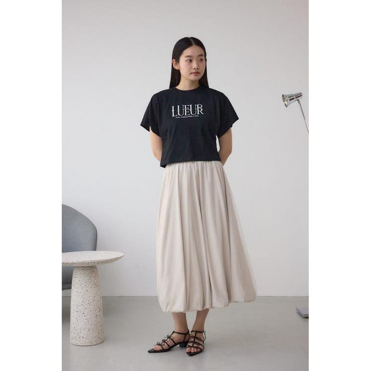 チュールレイヤードバルーンスカート | AZUL BY MOUSSY | 詳細画像4 