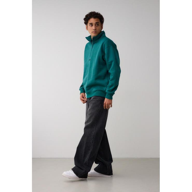 裏起毛ロゴハーフジッププルオーバー[品番：AZLW0022975]｜AZUL BY