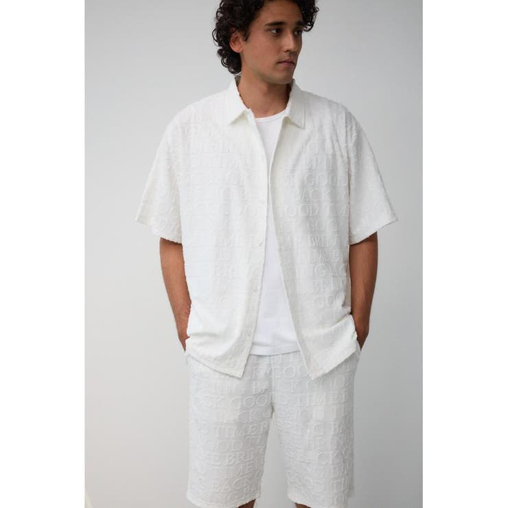 総柄パイルジャガードシャツ | AZUL BY MOUSSY | 詳細画像2 