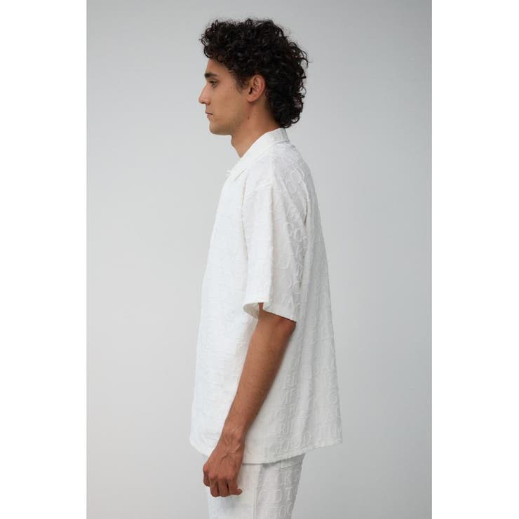 総柄パイルジャガードシャツ | AZUL BY MOUSSY | 詳細画像5 