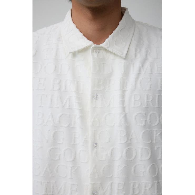 総柄パイルジャガードシャツ | AZUL BY MOUSSY | 詳細画像7 