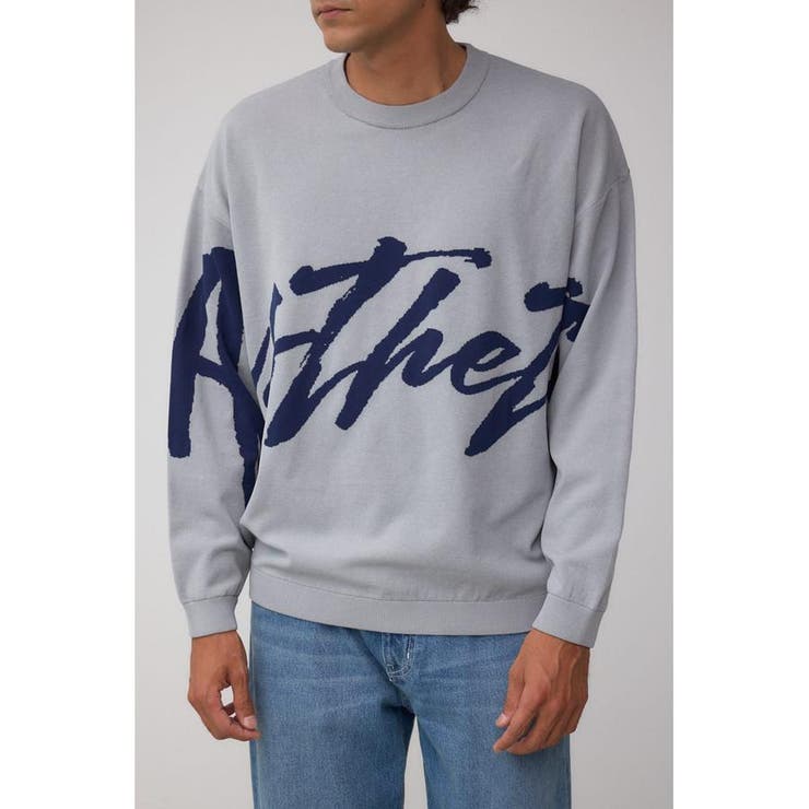 GRY | リバーシブル総柄グラフィックニット | AZUL BY MOUSSY