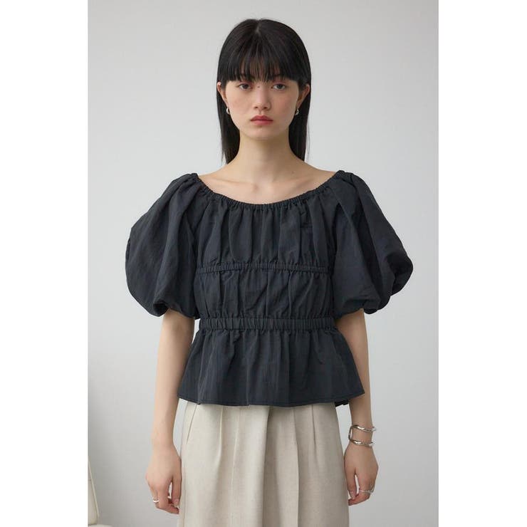 パフショルダー2WAYブラウス | AZUL BY MOUSSY | 詳細画像26 
