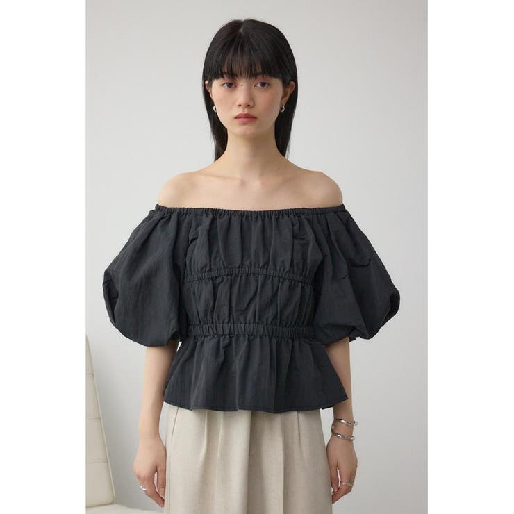 パフショルダー2WAYブラウス | AZUL BY MOUSSY | 詳細画像29 