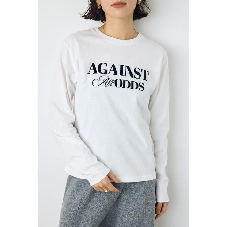 フロッキーロゴロンT | AZUL BY MOUSSY | 詳細画像1 