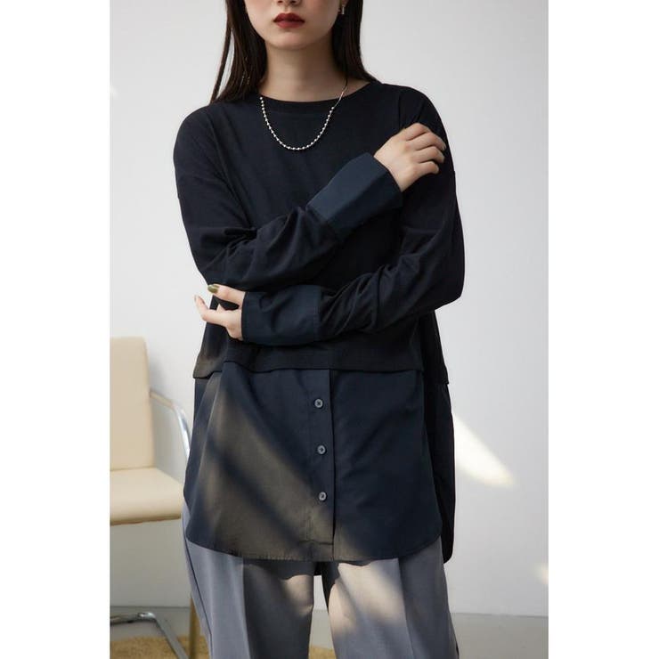 M/BLK7 | アソートデザインレイヤードトップス | AZUL BY MOUSSY