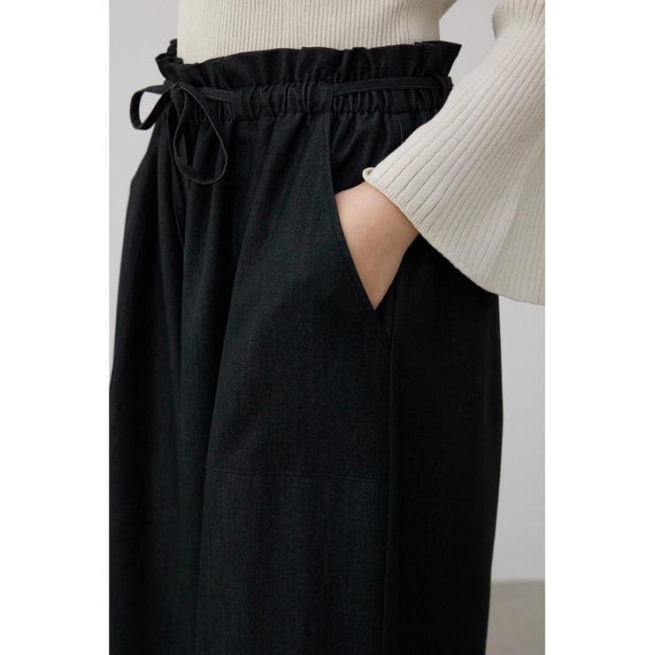 ソフトタッチギャザーワイドパンツ | AZUL BY MOUSSY | 詳細画像10 