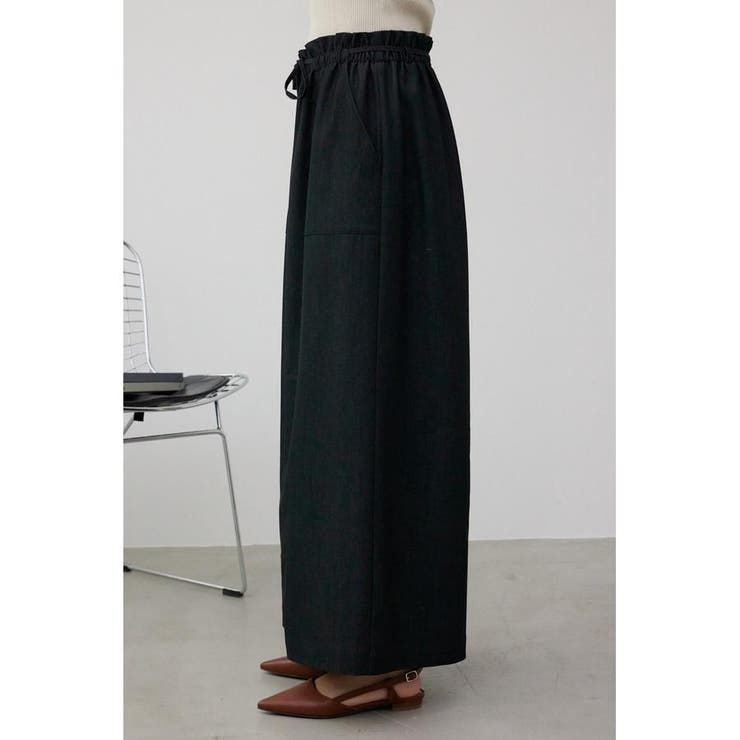 ソフトタッチギャザーワイドパンツ | AZUL BY MOUSSY | 詳細画像6 